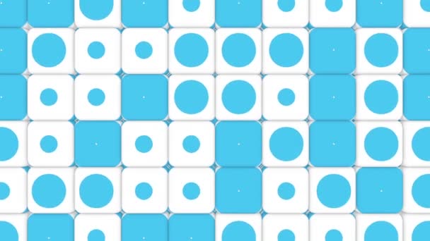 Bleu Fond Abstrait Squares — Video