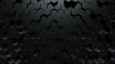 karanlık altıgenler arka plan