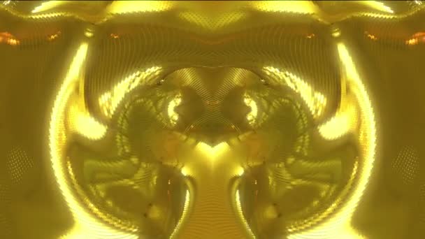 Módní Zlaté Abstraktní Pozadí — Stock video