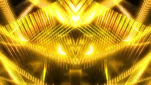 Golden Glow Sfondo Astratto — Video Stock