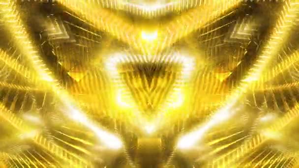 Золоте Сяйво Абстрактний Фон — стокове відео