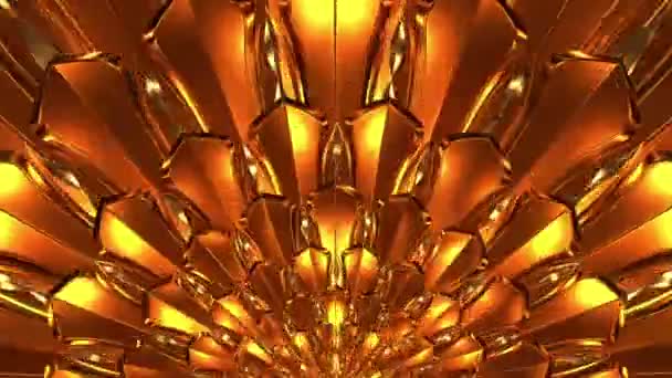 Molino Oro Fondo Abstracto — Vídeo de stock