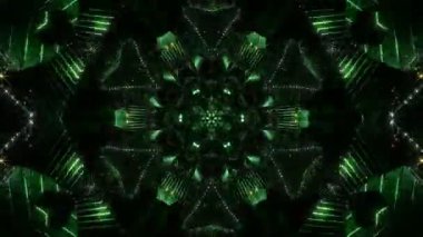 Yeşil Kaleidoscope arka plan