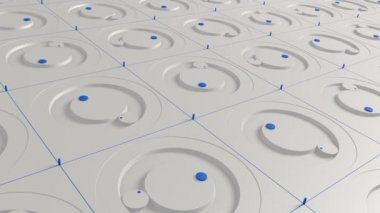 Buttond etrafında dönen beyaz arka plan