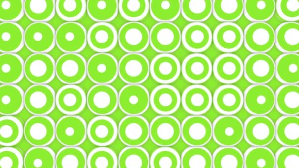 Fundo Abstrato Verde Spheres — Vídeo de Stock