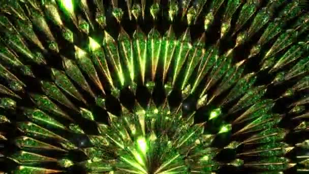 绿色闪光抽象背景 — 图库视频影像