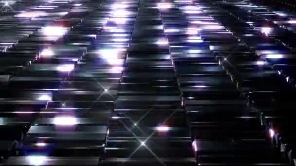 Autobahn Leuchtet Abstrakter Hintergrund — Stockvideo