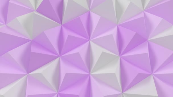 Couleur Pastel Faible Surface Poly — Video