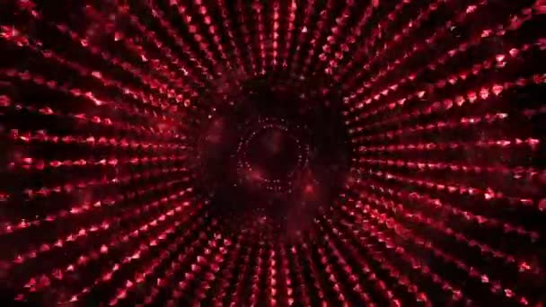 Explosion Rouge Fond Abstrait — Video