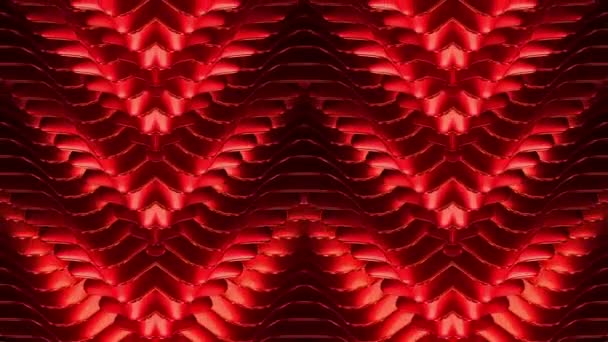 Red Flow Abstracte Achtergrond — Stockvideo