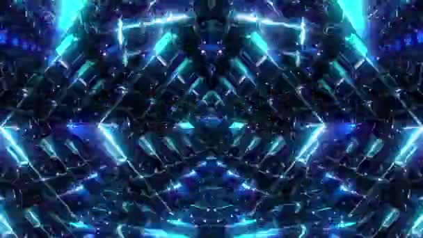 Space Blue Абстрактний Фон — стокове відео