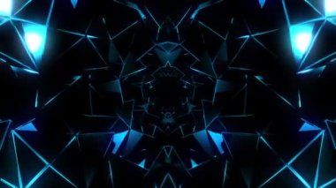 Techno tünel mavi arka plan