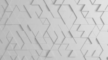 Beyaz Üçgenler Soyut Arkaplan