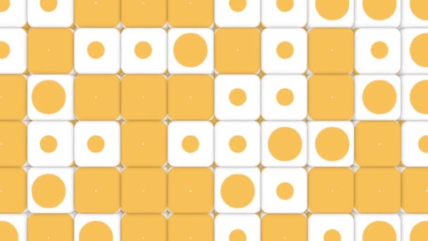 正方形の黄色の抽象的な背景 — ストック動画