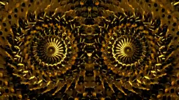 Zlaté Mince Abstraktní Pozadí — Stock video