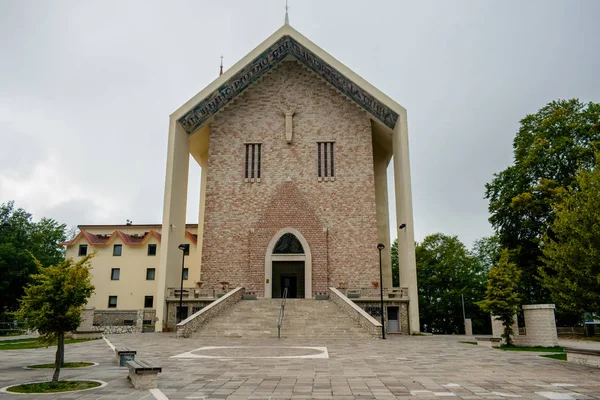 Templom Pacis Szent Ferenc Monte Terminillo Olaszország — Stock Fotó