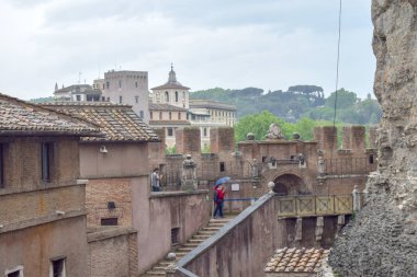Sant'Angelo Kalesi İtalya'nın iç görünüm