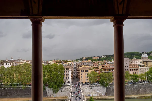 Vista Paisagem Roma Antiga Itália — Fotografia de Stock