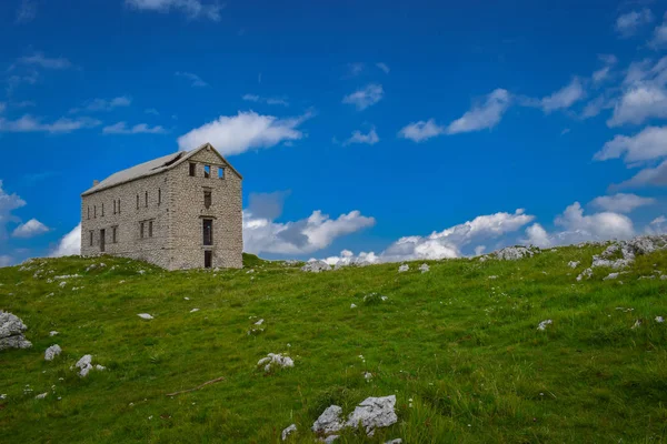 Nationalpark Gran Sasso Prati Tivo Landschaft Teramo Provinz Abruzzo Region — Stockfoto