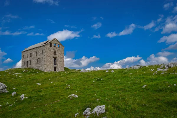 National Park Gran Sasso Prati Tivo Landskap Teramo Provins Abruzzo — Stockfoto