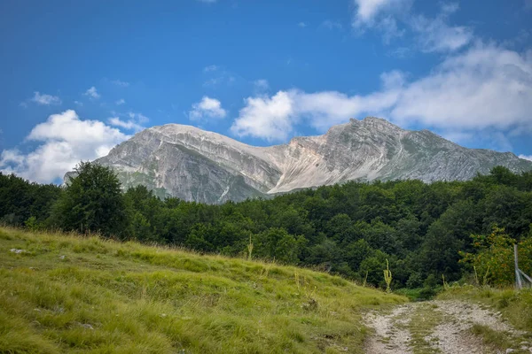 Gran Sasso Mountains Chain Prati Tivo Teramo Province Abruzzo Region Royalty Free Stock Photos