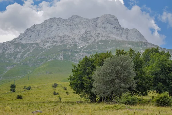 Gran Sasso Mountains Chain Prati Tivo Teramo Province Abruzzo Region Stock Image