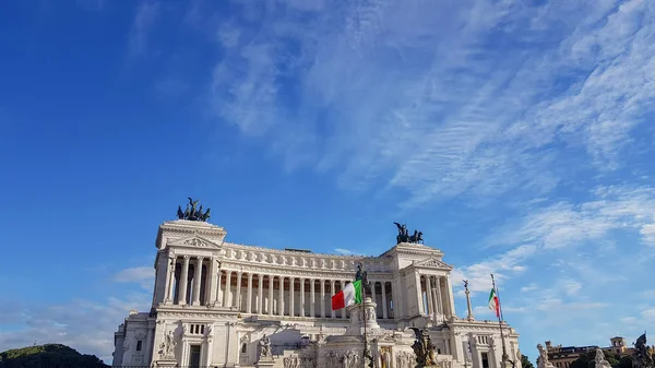 Altare Della Patria Piazza Venezia Rome Italië — Stockfoto