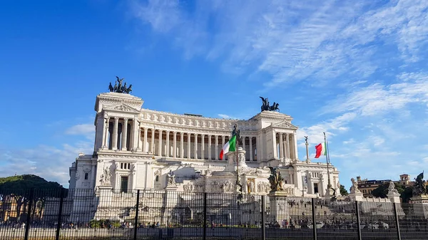 Altare Della Patria Piazza Venezia Rome Italië — Stockfoto