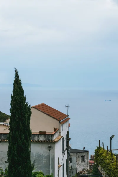 ヴィラ ルフォロから見たティレニア海 アマルフィ海岸 イタリア — ストック写真
