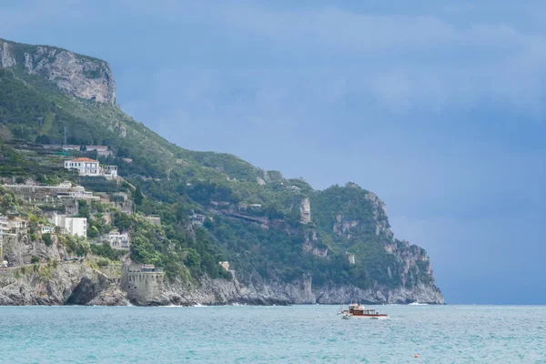 Minori Maiori Amalfi Coast Campania Italië Stockafbeelding