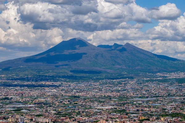 Panoramisch Uitzicht Stad Corbara Provincie Salermo Regio Campania Amalfi Kust Stockfoto