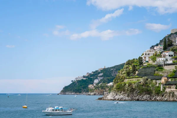 Beautiful View Seaside City Amalfi Province Salerno Region Campania Amalfi Stock Photo