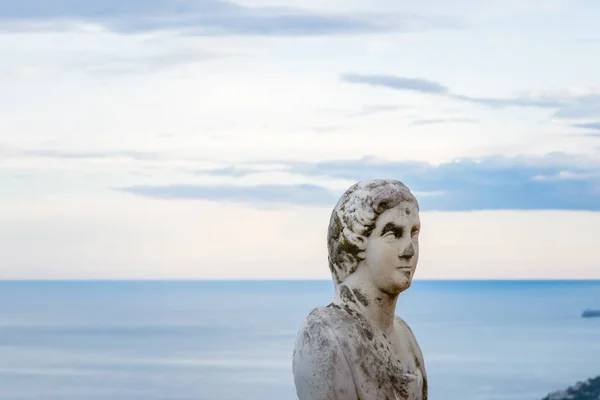 Schöne Statue Vom Aussichtspunkt Die Genannte Terrazza Dell Infinito Die — Stockfoto