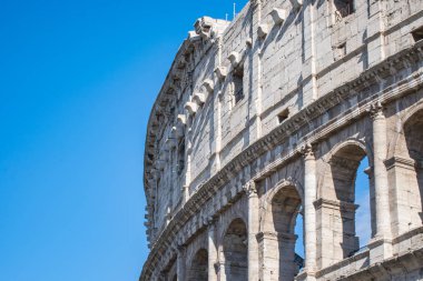 Colosseum, Roma, İtalya'nın yakından görünümü