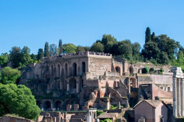 Roma Forumu, Roma, İtalya'dan kalıntıların peyzajı