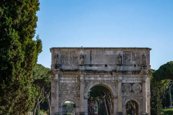 Arco Constantino Foro Romano Roma Italia — Foto de Stock