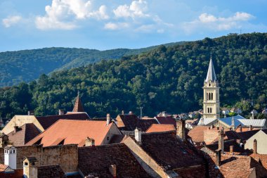 Sighisoara, Ortaçağ Kalesi, Transilvanya, Romanya