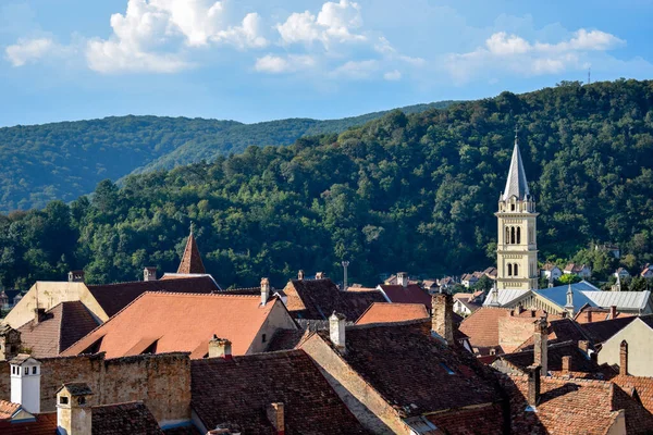 Sighisoara Medieval Citadel Transylvania Romania Royalty Free Stock Images