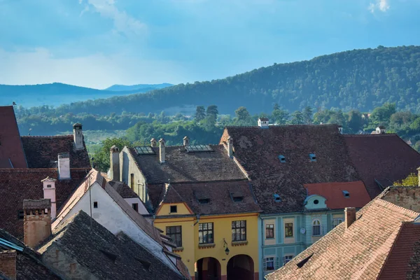 Sighisoara Medieval Citadel Transylvania Romania Stock Picture