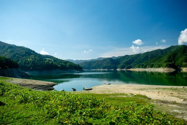 Lago Del Salto Petrella Salto Rieti Ili Talya Telifsiz Stok Fotoğraflar