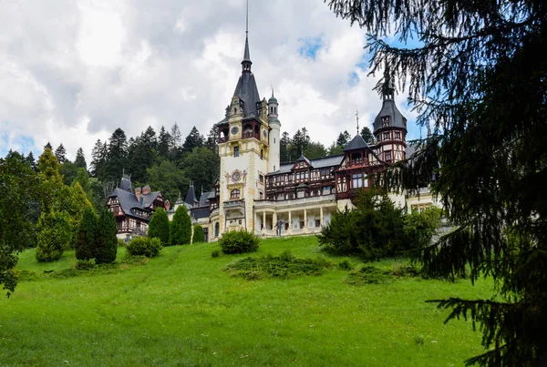 Belo Castelo Peles Sinaia Prahova Roménia — Fotografia de Stock