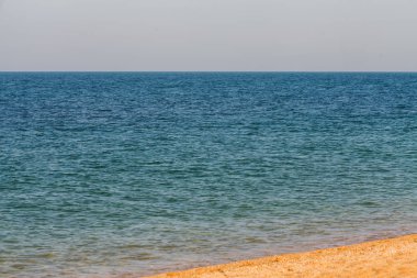 Mavi deniz arka plan. Büyük mavi deniz fotoğraf