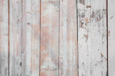 Boyalı beyaz boya panoları eski berbat çit dokusu