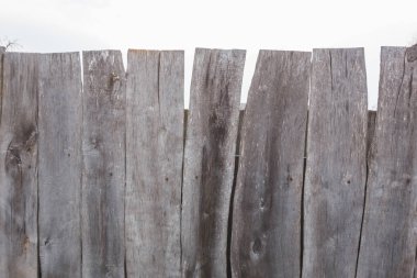 Eski tahtalar gri eğrisi çit dokusu