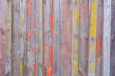 Turkuaz, mor ve turuncu tahtaları dokusu