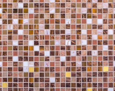 Çok renkli fayanslardan mozaik panel