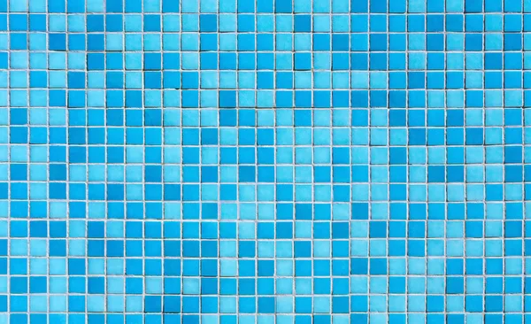 Painel de mosaico feito de azulejos azuis Fotografias De Stock Royalty-Free