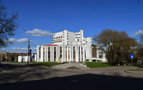 Novgorod Akademicki Teatr Nazwie Fiodora Dostojewskiego Architekturze Pomnik Radzieckich Veliky — Zdjęcie stockowe