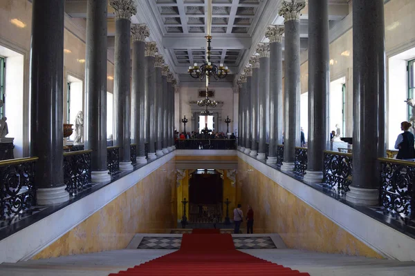 Státní Hermitage Museum Fine Dekorativní Umění Nachází Komplexu Zimní Palác — Stock fotografie