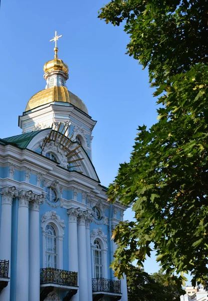 Smolny Convent Smolny Convent Resurrection Voskresensky Located Rastrelli Square Bank — Stock Photo, Image